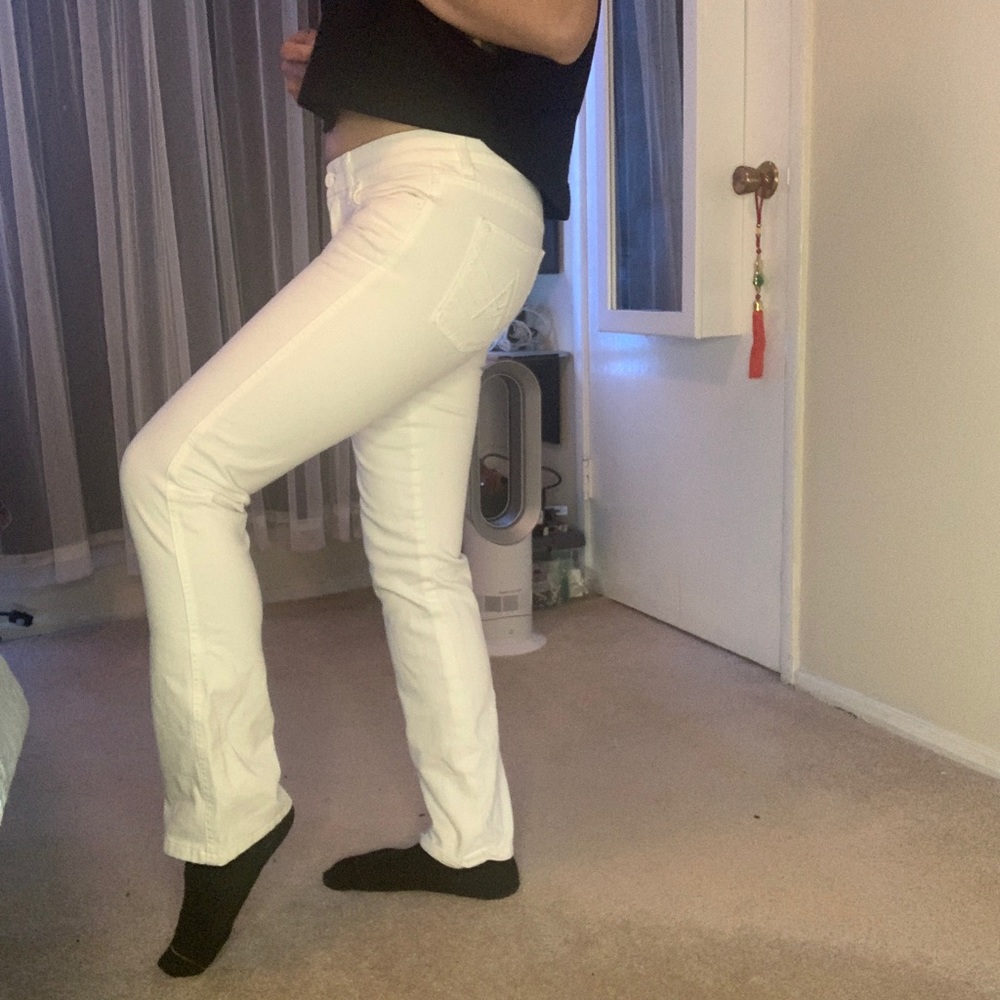 Seven 7 for all mankind 28 white bootleg A Pockets